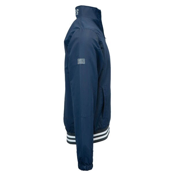 U-State Aggies Navy Varsity Jacket with Stripes
